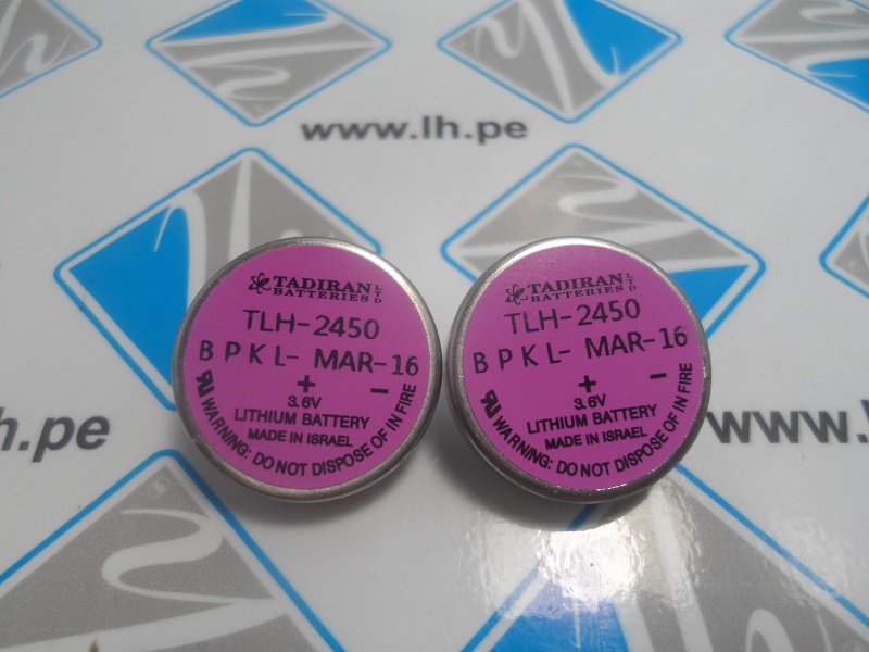 TLH-2450/P        Batería lithium 3.6V, 0.55Ah